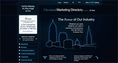 Desktop Screenshot of clevelandmarketingdirectory.com